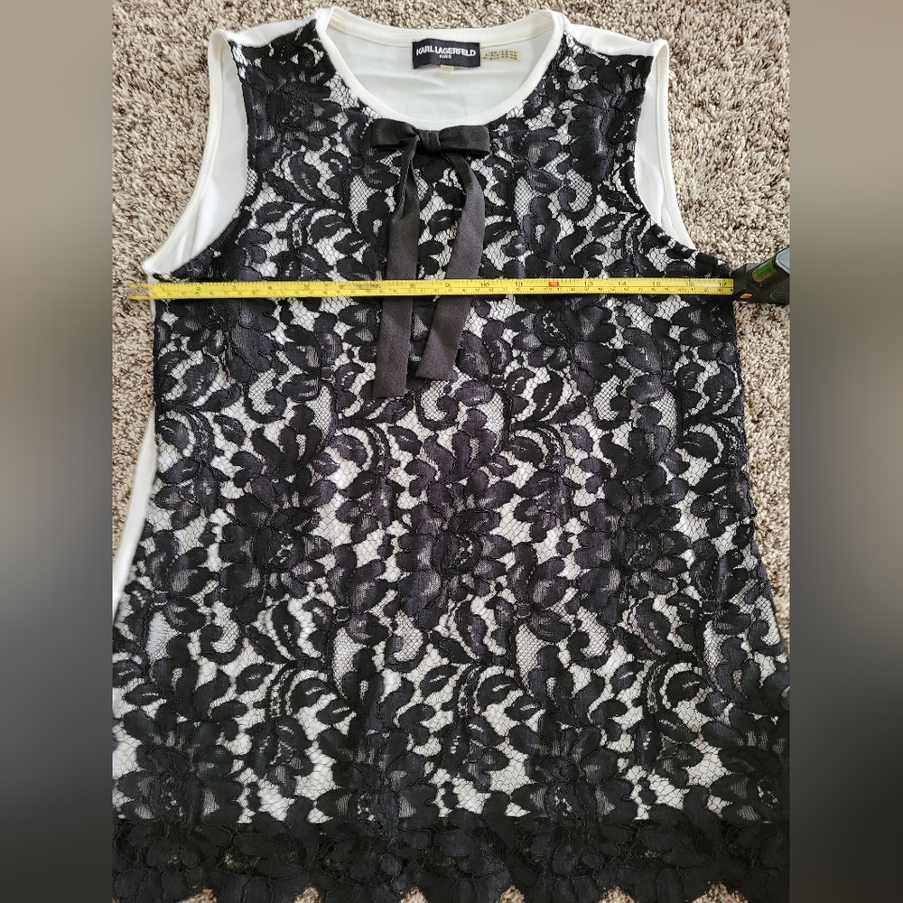 Black lacey top